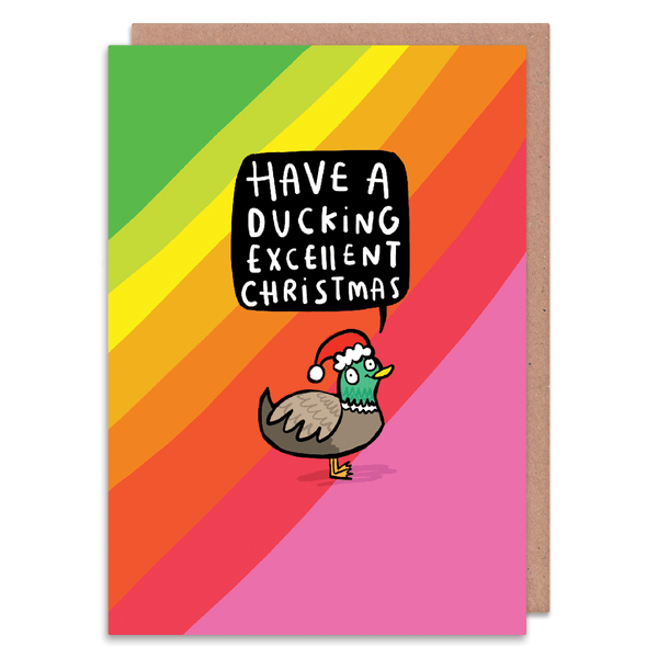 Ducking Excellent Christmas Card