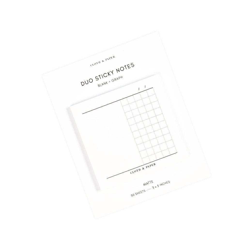 Duo Sticky Notes  Blank + Graph