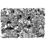 Engraving Idea-Ology Layers Die-Cuts 76/Pkg Tim Holtz