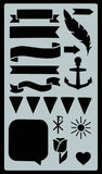 Essentials Faith Stencil Set (350 designs)