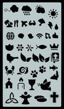 Essentials Faith Stencil Set (350 designs)