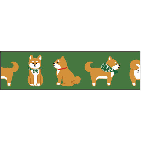 Cinta washi japonesa de Shiba Inu