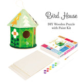 DIY Wooden Birdhouse with Paint Kit