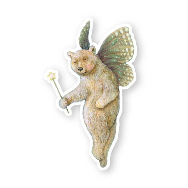 Faerie Bear Vinyl Sticker