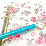 Little Craft Place Exclusive Heart Diamond Pens - Faith Hope Love