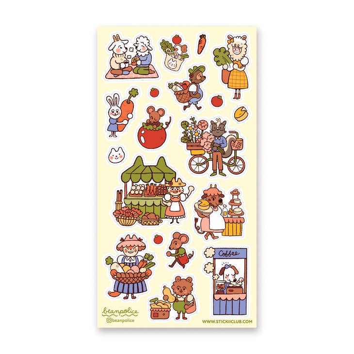 Farmer's Market Sticker Sheet