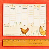 Farmhouse Weekly Planner Notepad