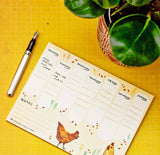 Farmhouse Weekly Planner Notepad