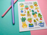 Flower Pot 2 Planner Stickers