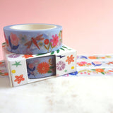 Flying Creatures Washi Tape Blue