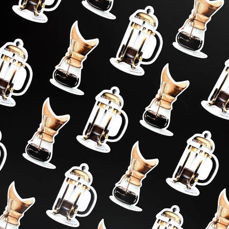 Pegatina para café vertido