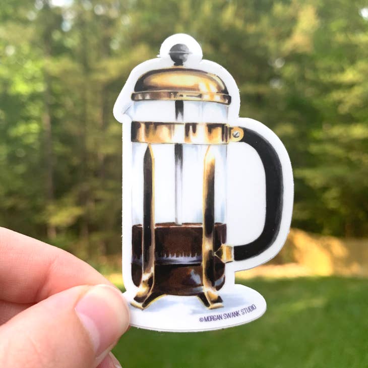 Pressle Sticker French Press Sticker – Little Craft Place