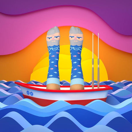 Ernestoe Hemingway ChattyFeet Funky Socks