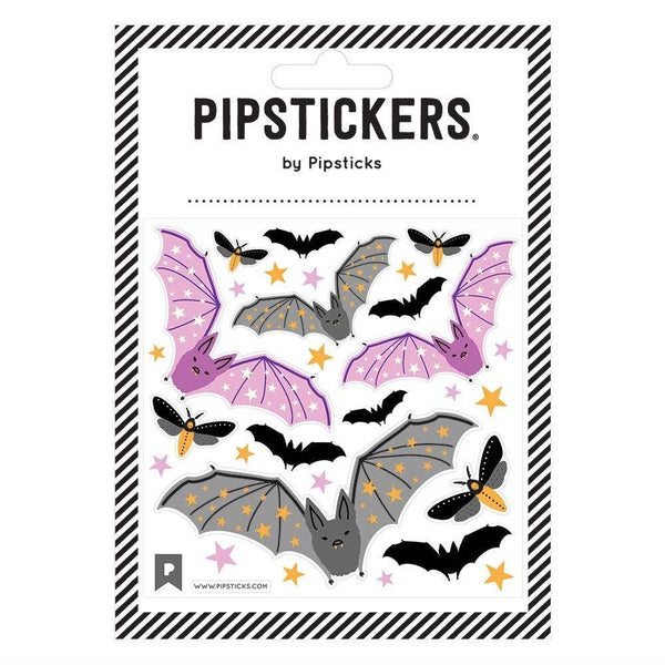 Fuzzy Bats & Moths Sticker Pipsticks