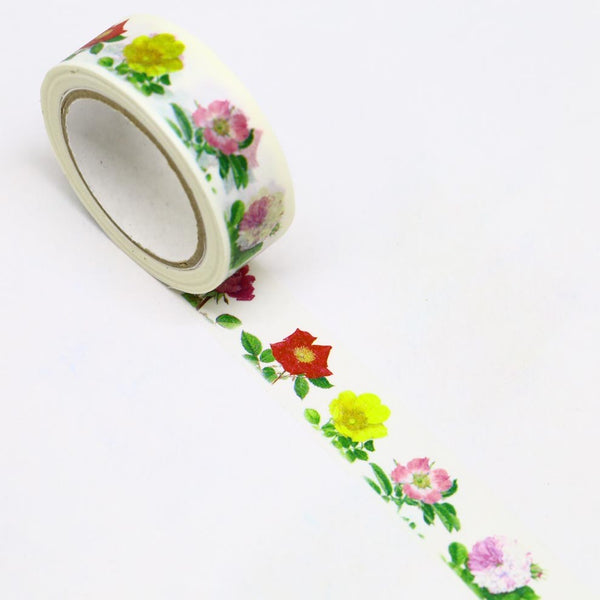 Botanical Art Flower Washi Tape SAIEN