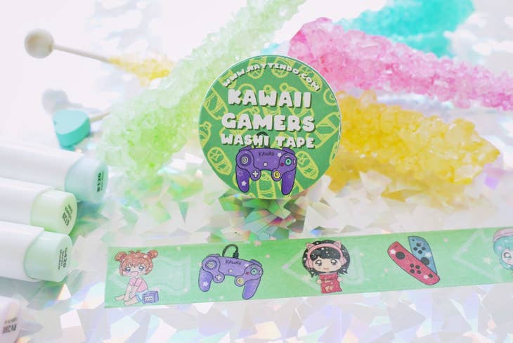 Gaming Kawaii Washi Tape