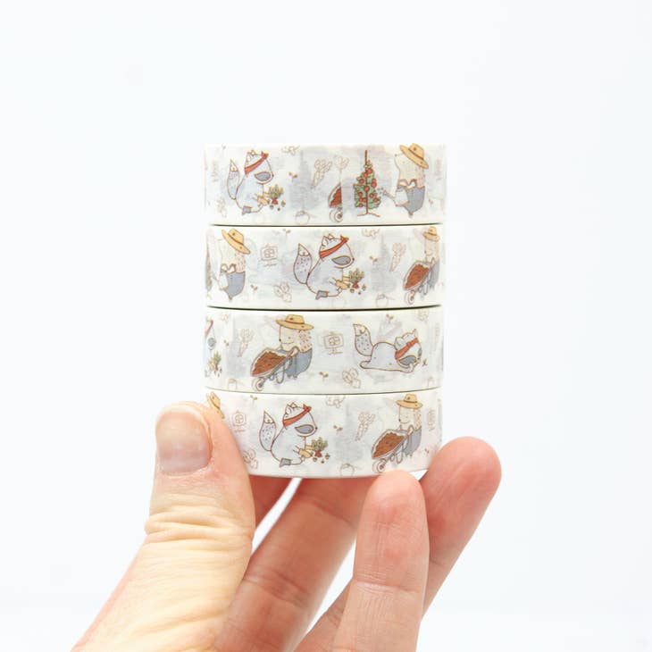 Cinta washi de jardinería