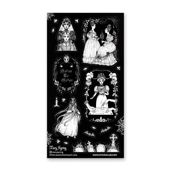 Ghostly Gothic Visions 2 Sticker Sheet