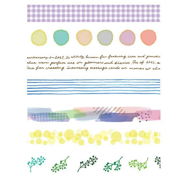 Watercolor Dots Deco Rush