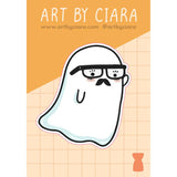 Glasses Ghost Sticker