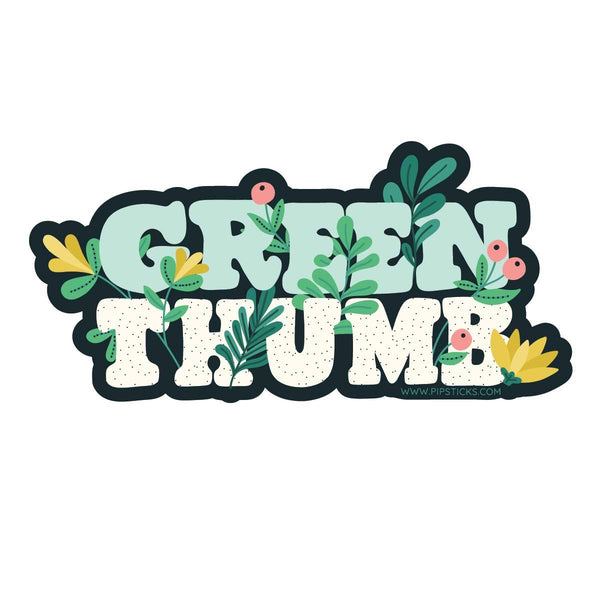Green Thumb Vinyl Sticker