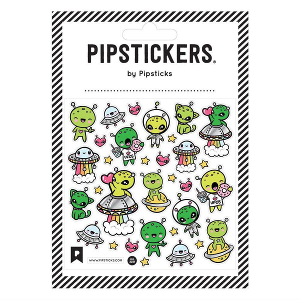 Greetings From Planet Alien Kawaii Sticker Pipsticks