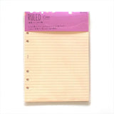 A5 planner refill ruled 6.5mm