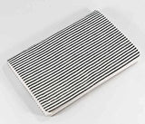 Hand-pressed Paper Striped Canvas Journal