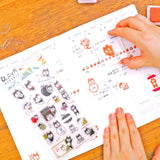 Shiba Inu Flake Sticker (45pcs)