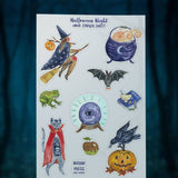 Halloween Night Vinyl Sticker sheets