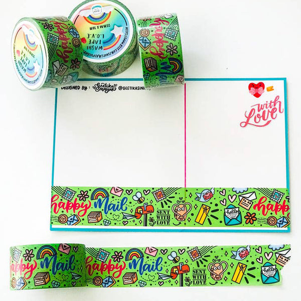 Happy Mail Doodles Washi Tape