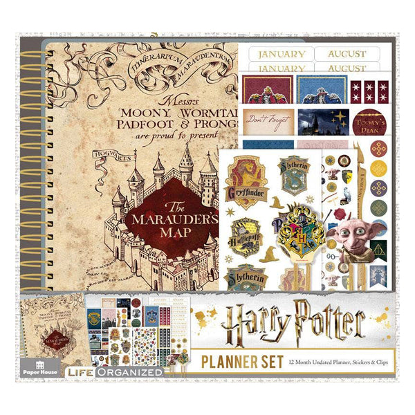 Harry Potter Marauder's Map 12 Month Planner Set