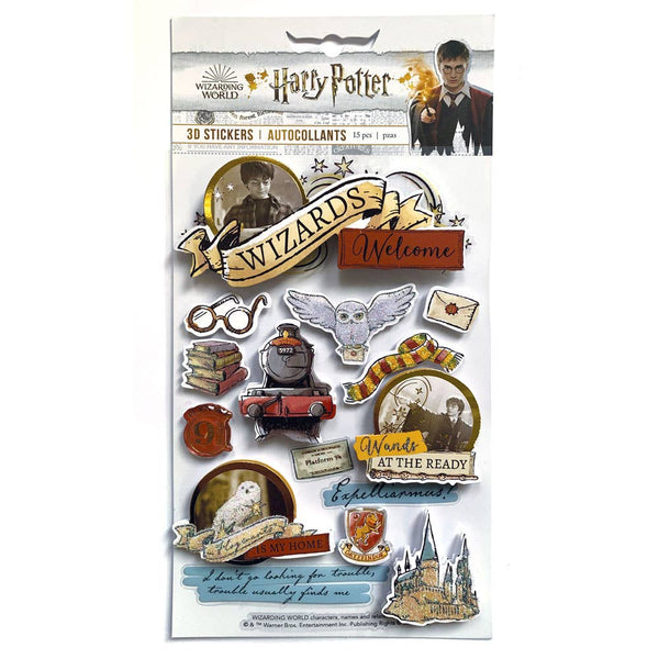 Harry Potter Watercolor Dimensional Sticker