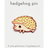 Hedgehog Brooch Enamel Pin