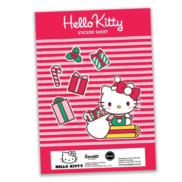 Hello Kitty Christmas Sleigh Sticker Sheet