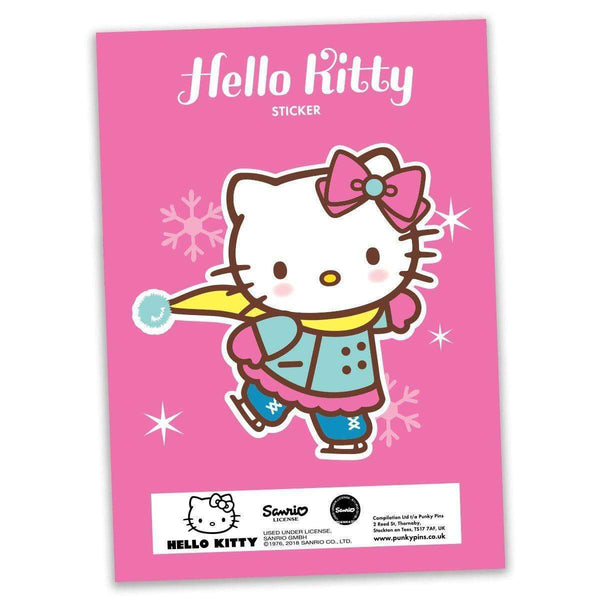 Hello Kitty Skilful Skating Single Sticker Sheet