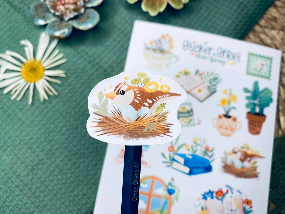 Spring Sticker Craft Hello Spring Sticker Sheet – Little Craft Place