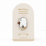 Henrietta Ghost Hedgehog Pin