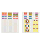 These Hobonichi Index Stickers allow you to mark particular pages of the Hobonichi Techo so that you can open up to the intended page in one go, such as the monthly calendar or the daily page.