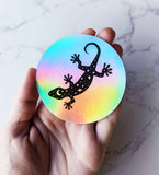 Celestial Gecko Holographic Sticker