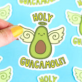 Holy Guacamole Avocado Vinyl Sticker