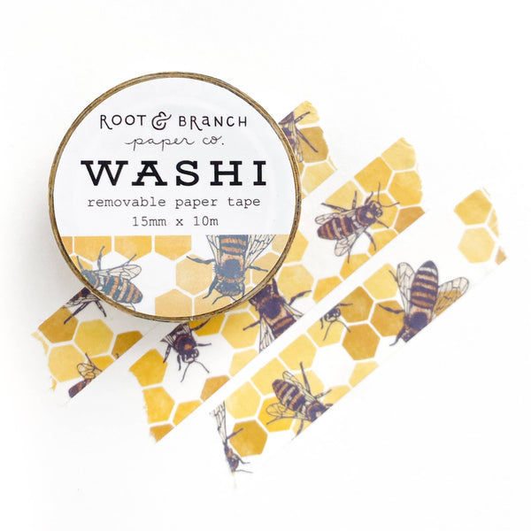 Honeybee Washi Tape Root & Branch Paper Co.