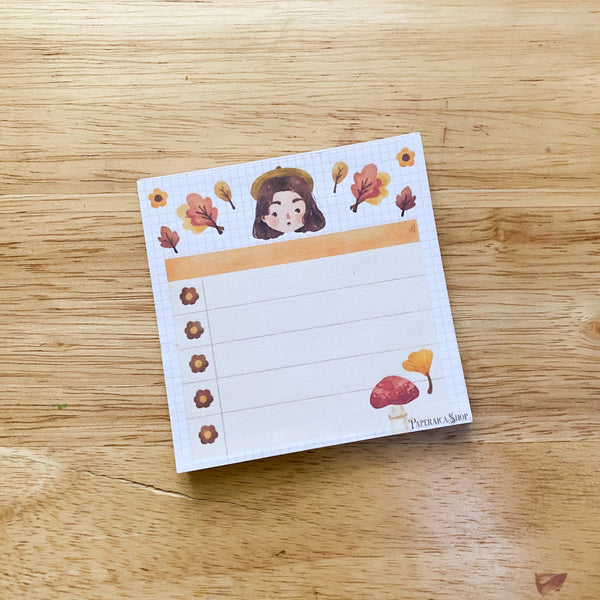Autumn Notepad PaperaicaShop