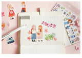 Japanese Words Washi Flake Sticker (40 pieces)