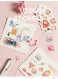 Japanese Words Washi Flake Sticker (40 pieces)