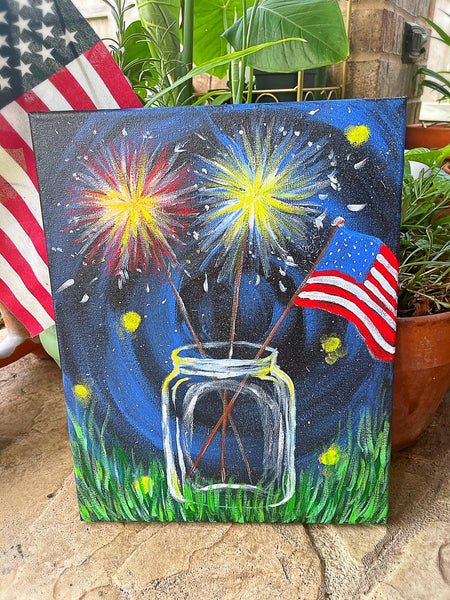 Independence Day Painting Class with Carolyn Mikel