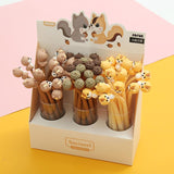 Squirrel & Acorn Gel Pen Black Ink