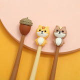 Squirrel & Acorn Gel Pen Black Ink