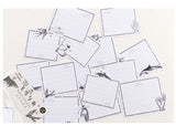Fantasy Bird & Fish Label Writable Flake Sticker (30 pieces)