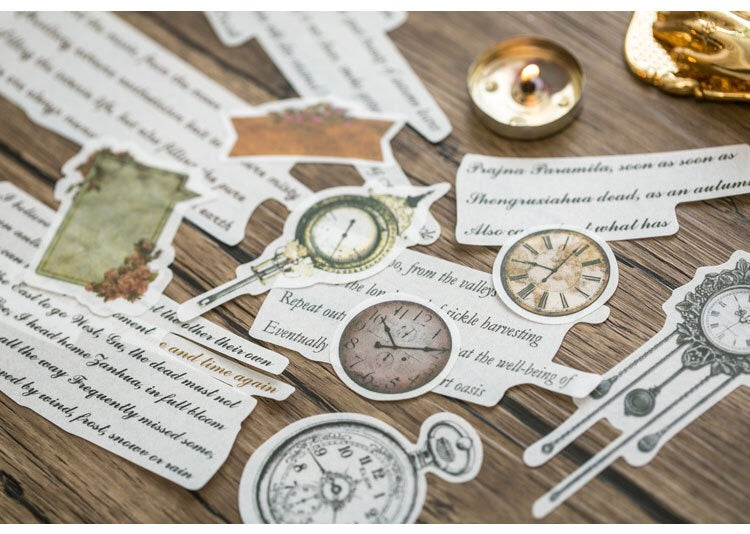 Vintage Car Flake Sticker (60 pieces)